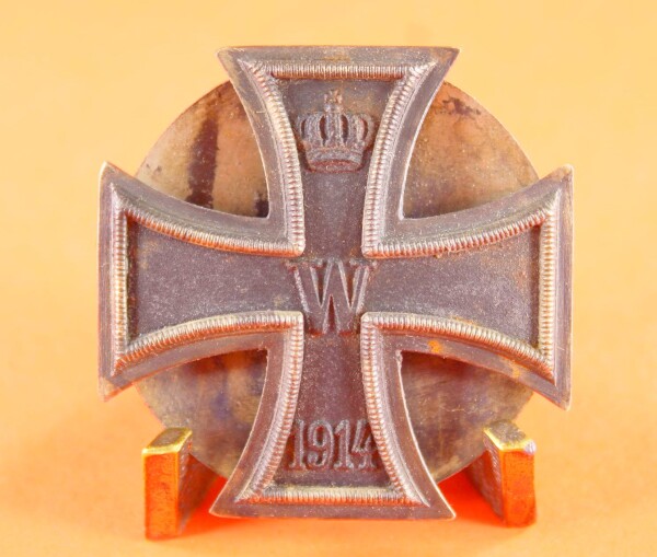 Eisernes Kreuz 1.Klasse 1914 (Silber) an Flügelschraube 