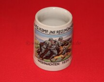 Bierkrug / Krug 8.(M.G.) Komp. Inf. Regiment M&uuml;nchen...