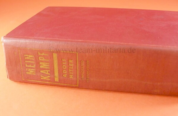 Adolf Hitler - Mein Kampf USA Annotated Translation 1940 New York - EXTREM SELTEN