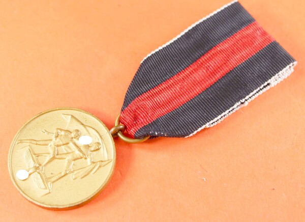 Medaille 1.Oktober 1938 Sudetenland am Band - Anschlussmedaille