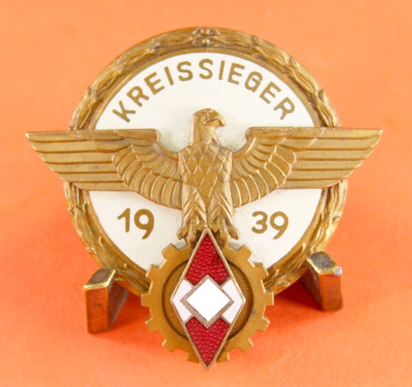 Ehrenzeichen Kreissieger im Reichsberufswettkampf 1939 (Tham) - TOP CONDITION