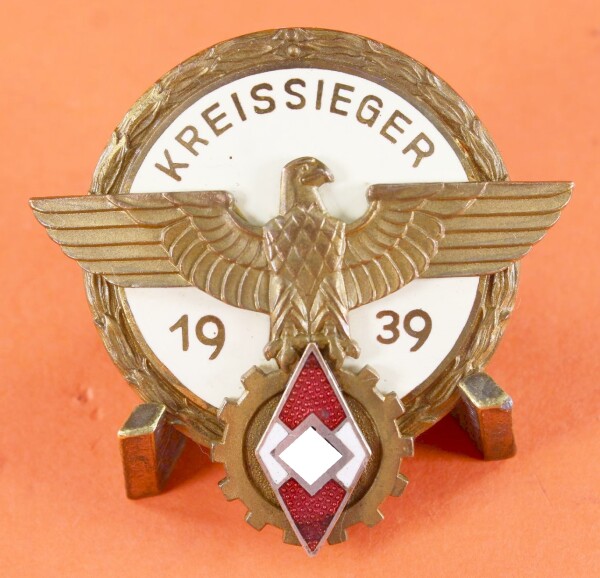 Ehrenzeichen Kreissieger im Reichsberufswettkampf 1939 (Tham) - TOP CONDITION