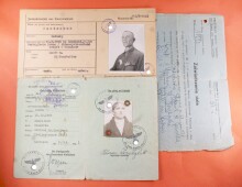 Dokumente mit Lichbild Ausweis Volksliste / Ausweis...