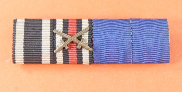 4-fach Bandspange / Feldspange Eisernes Kreuz 1914, FKEK und Dienstauszeichnung