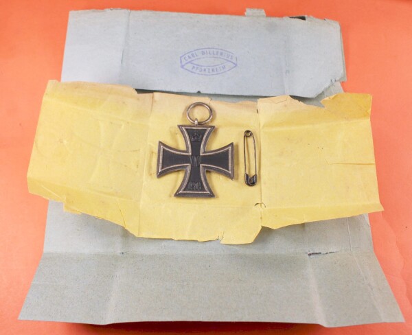 Eisernes Kreuz 2.Klasse 1914 (CD800) im Umwickelpapier - EXTREM SELTEN