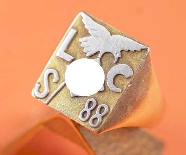 Ehrenring Goldring der Legion Condor S/88 LC Espana 1938